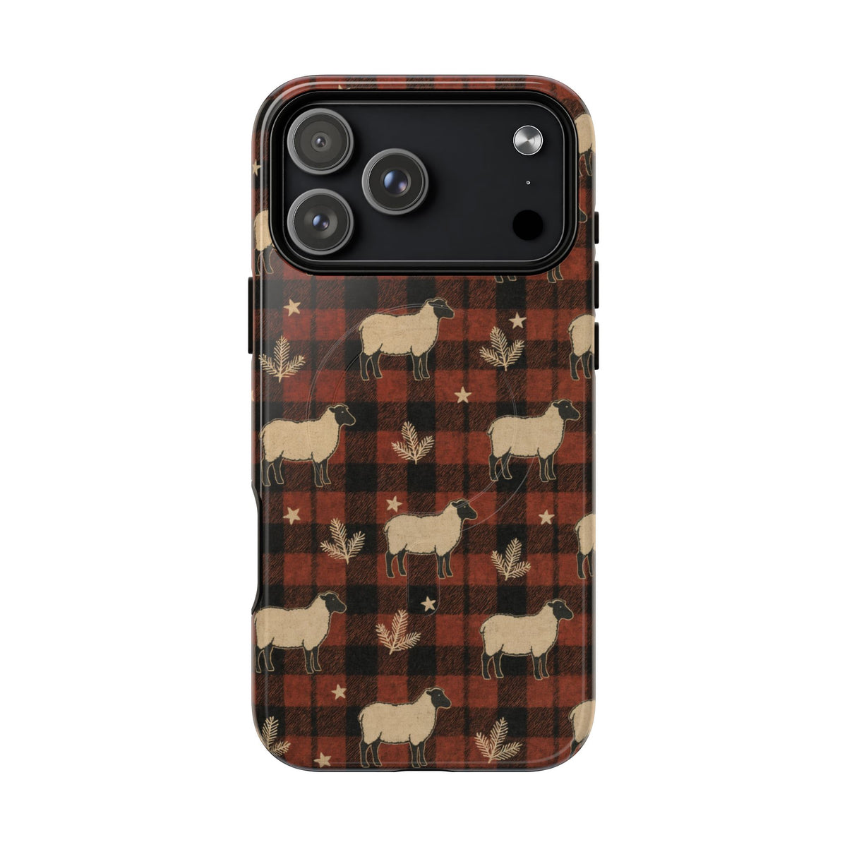 Plaid Sheep Magnetic Case