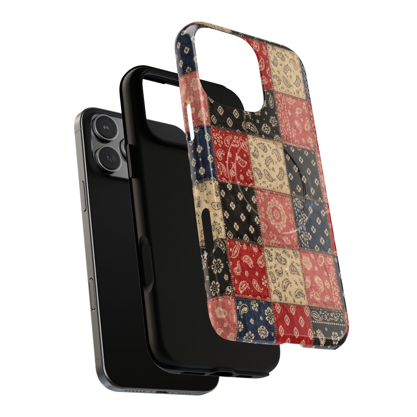 Bandana Patchwork Magnetic Case