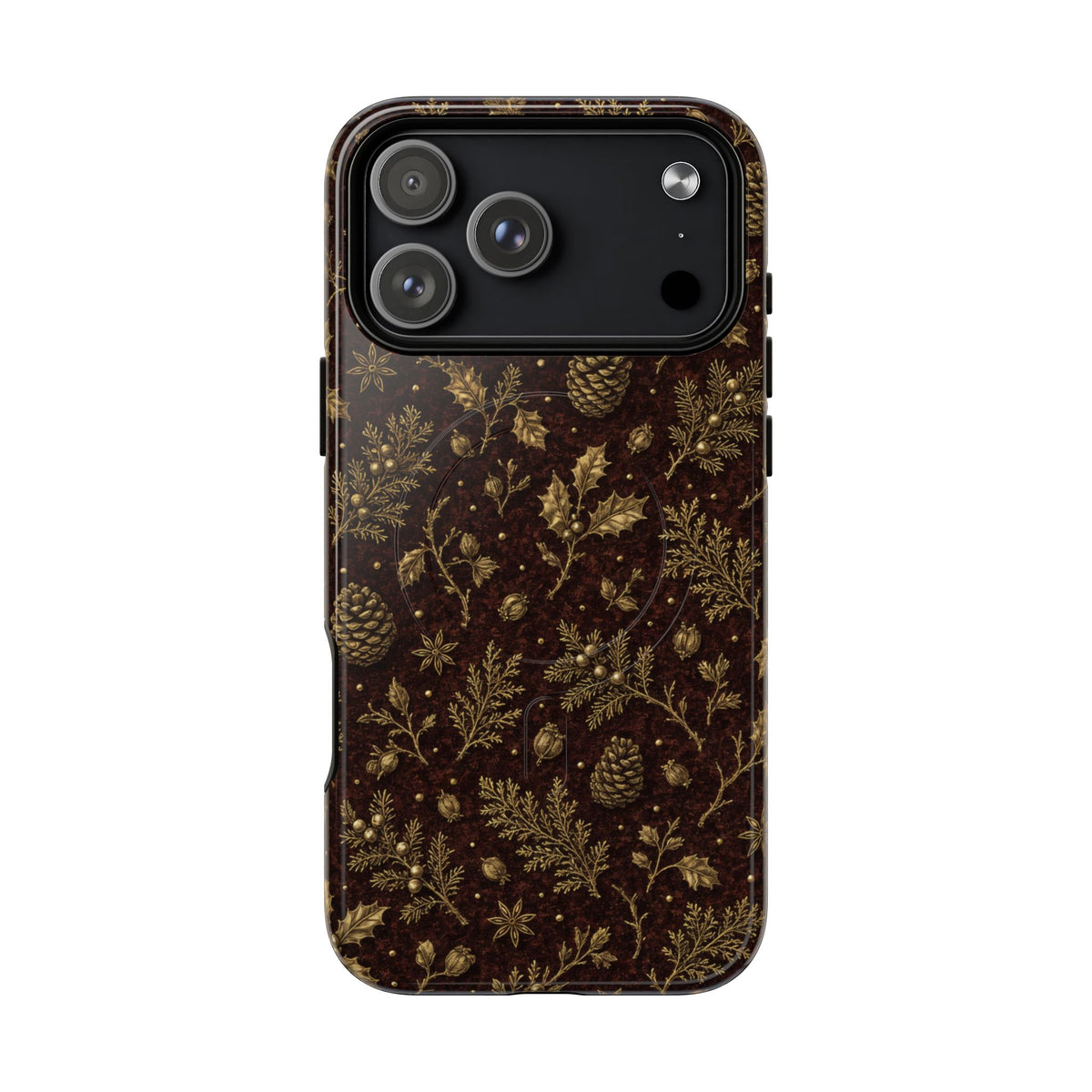 Brass Winter Botanicals Magnetic Case