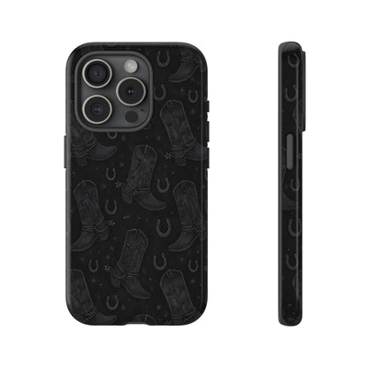 Western Noir Boots Tough Case