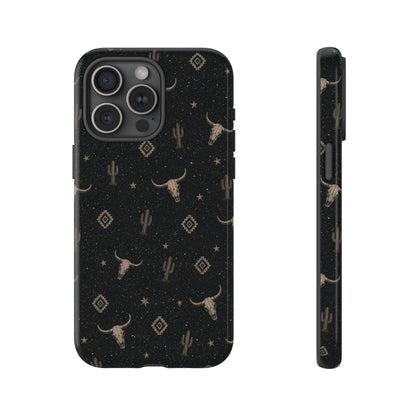 Midnight Longhorn Tough Case