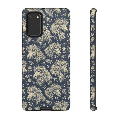 Floral Horses Tough Case