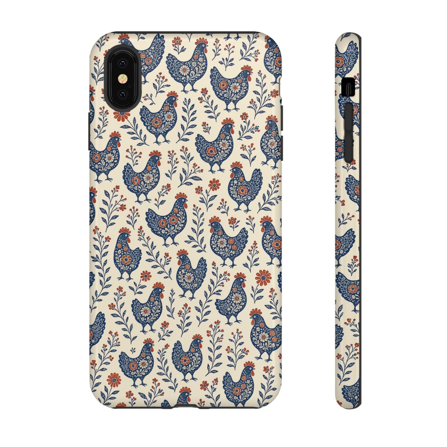 Folk Hens Tough Case