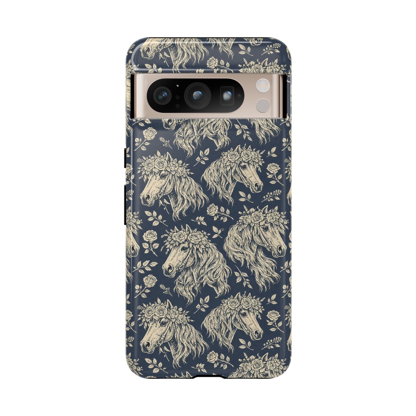 Floral Horses Tough Case