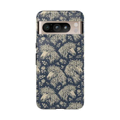 Floral Horses Tough Case