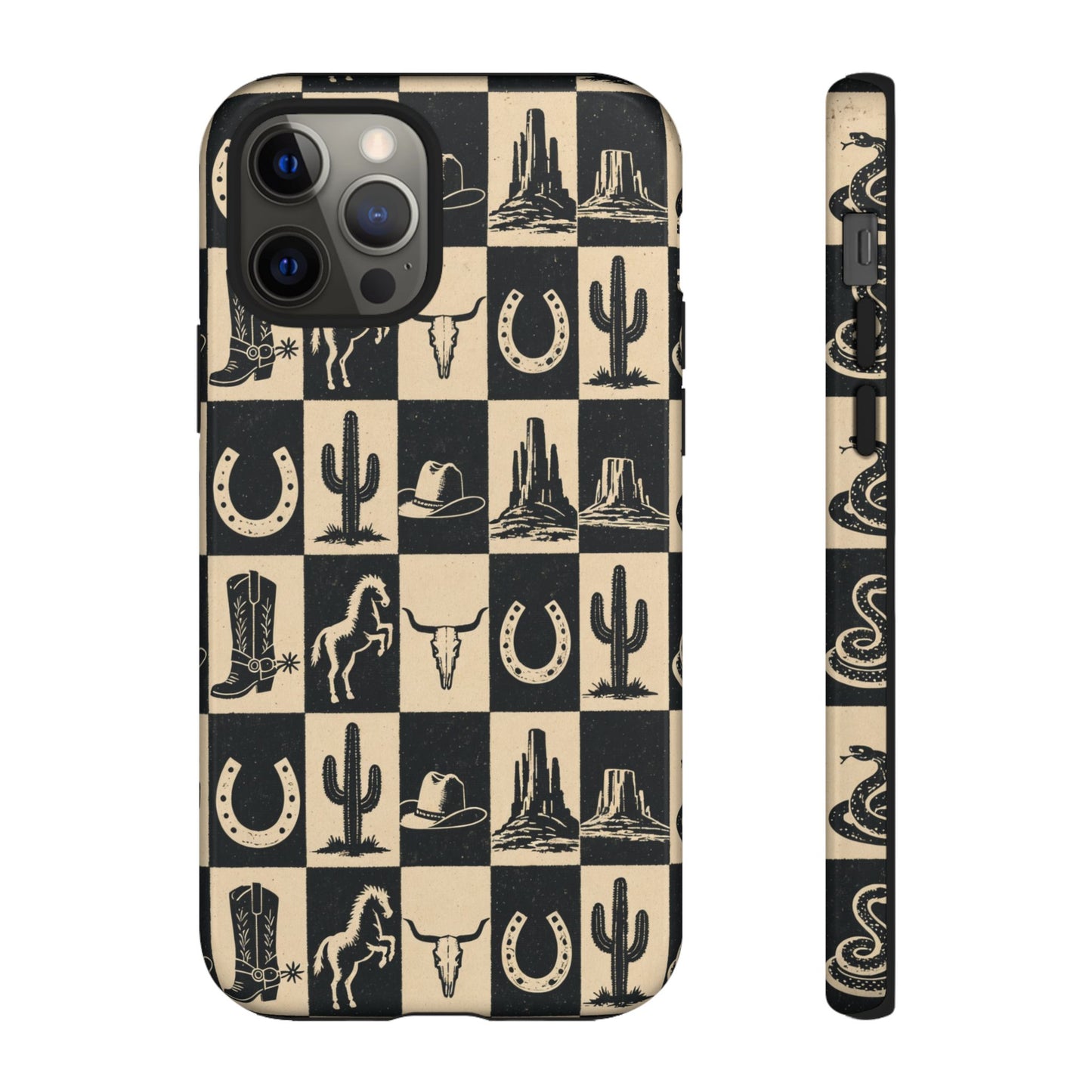 Western Checkerboard Tough Case