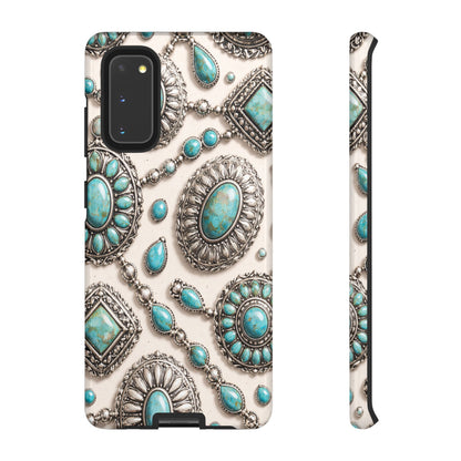 Turquoise Silver Concho Tough Case