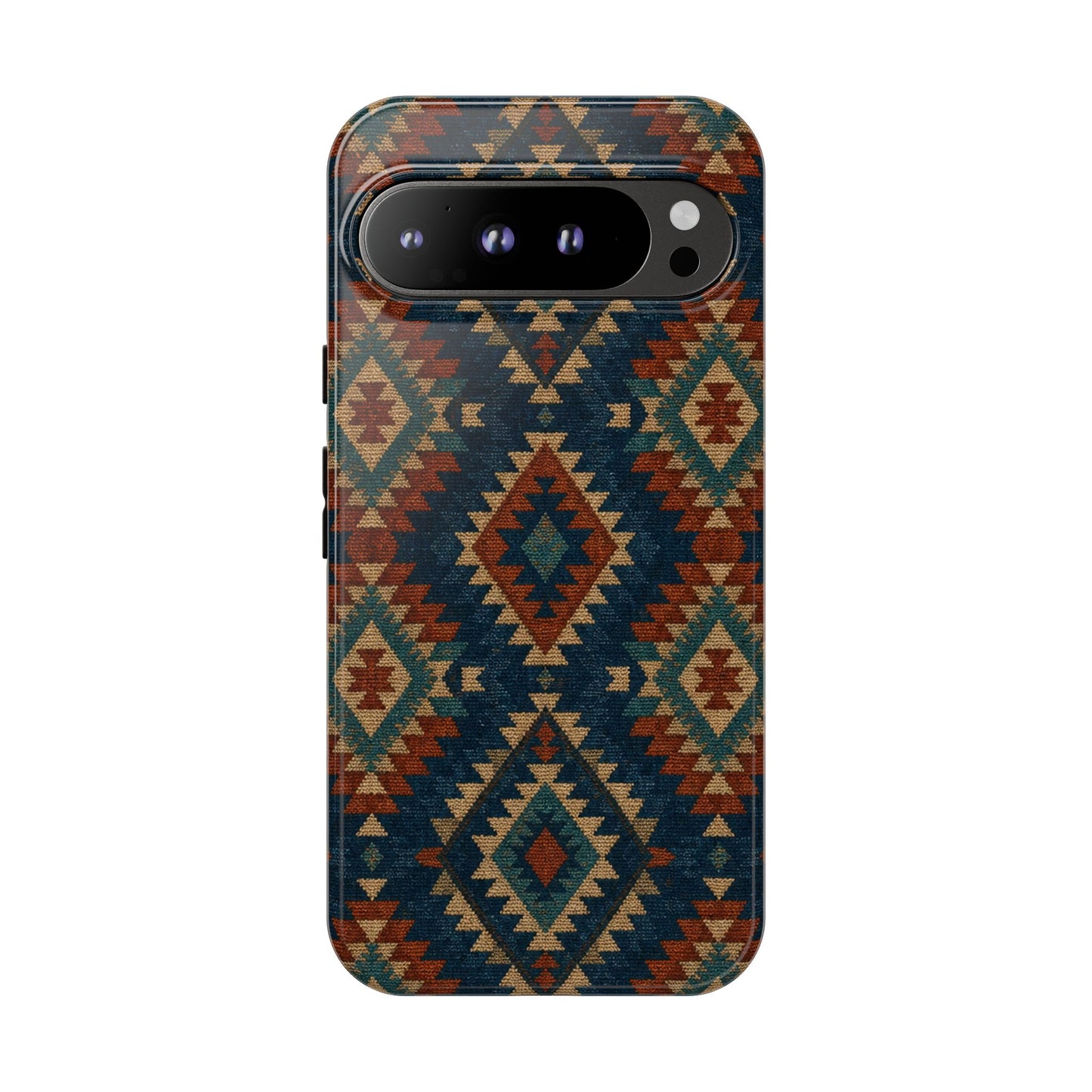 Navy Aztec Tough Case