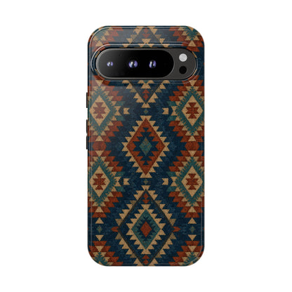 Navy Aztec Tough Case