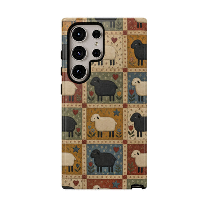 Sheep Quilt Tough Case
