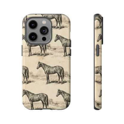 Vintage Horses Tough Case