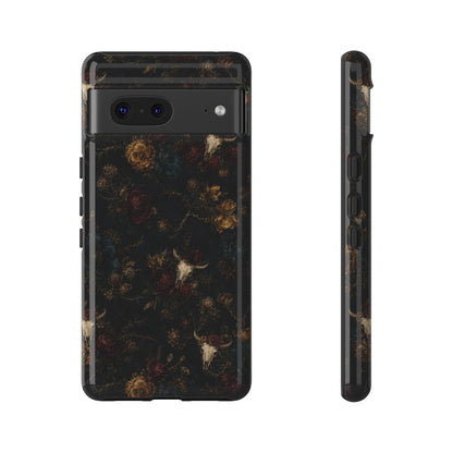 Bull Skull Bloom Tough Case