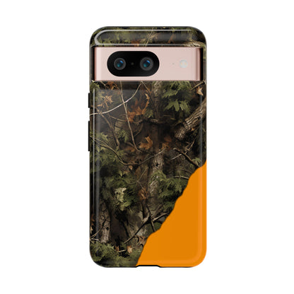Torn Camo Orange Tough Case