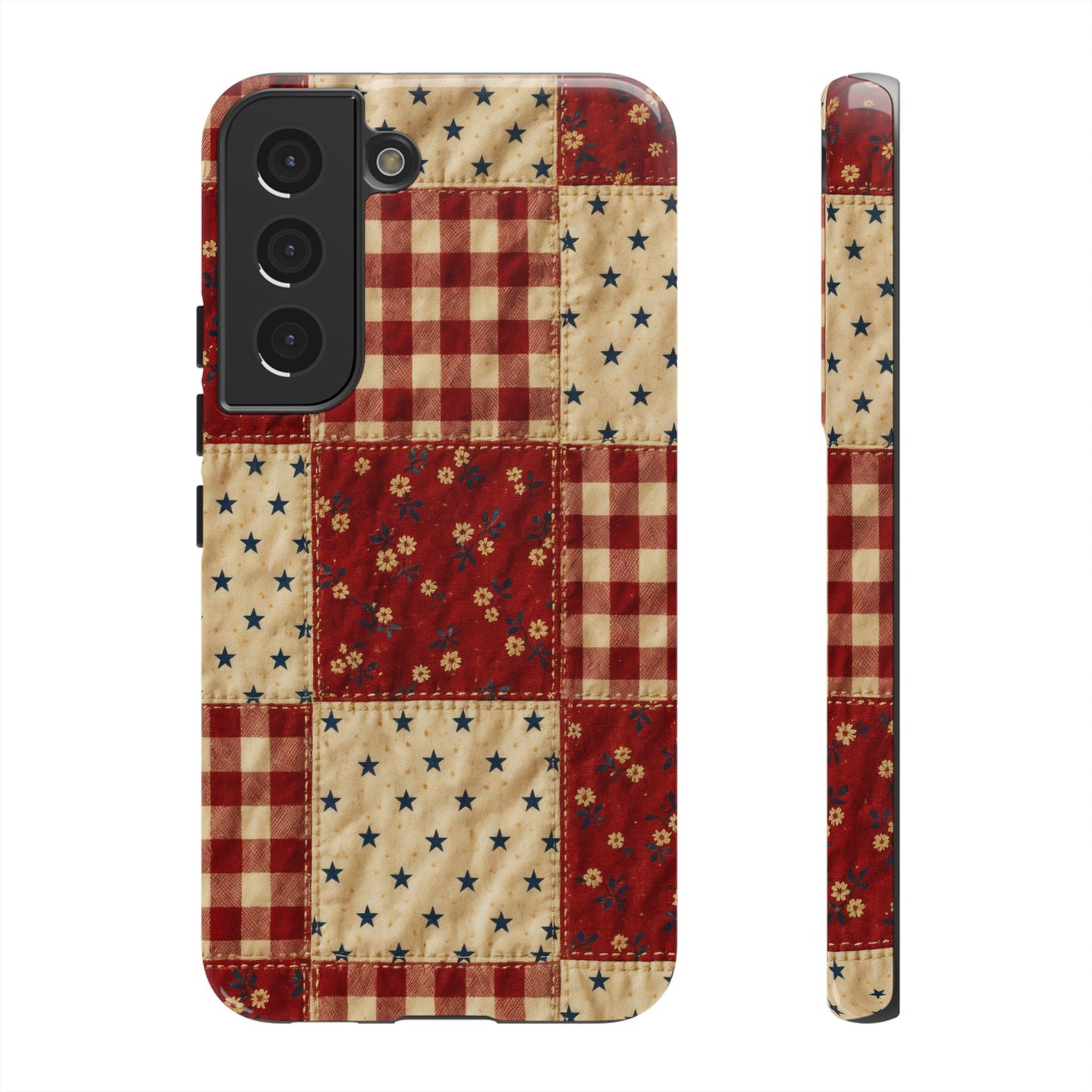Gingham Stars Tough Case