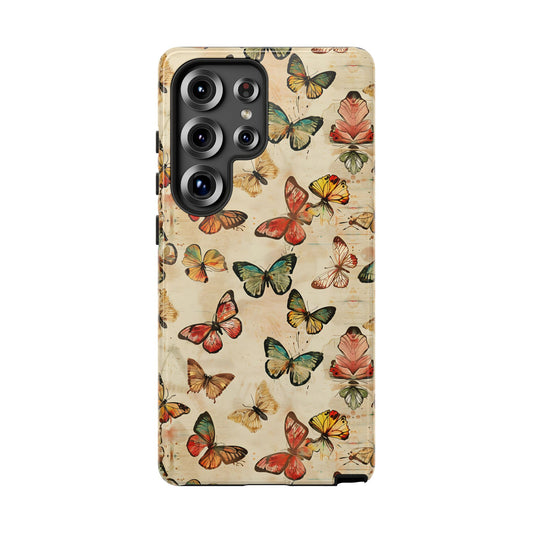 Colorful Vintage Butterflies Phone Case