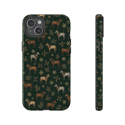 Evergreen Horses Tough Case