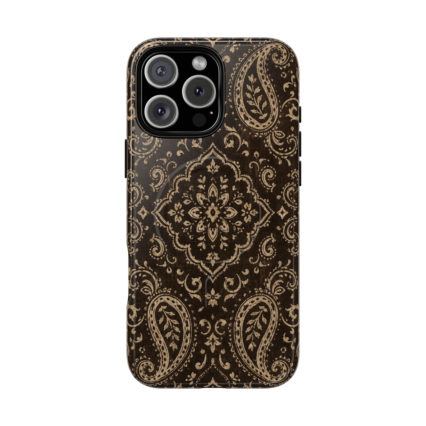 Chocolate Paisley Magnetic Case