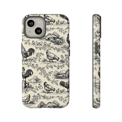Toile Chickens Tough Case
