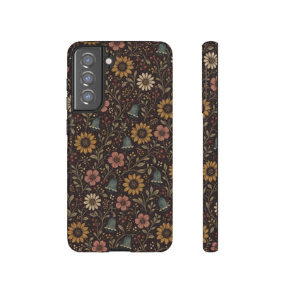 Plum Folk Floral Tough Case