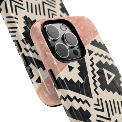 Blush Aztec Magnetic Case