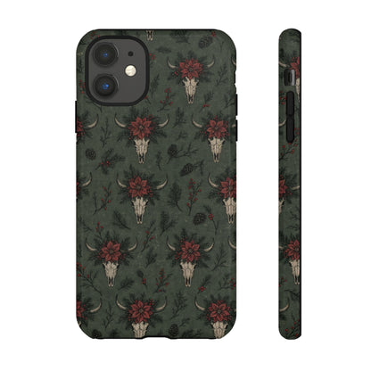 Inked Christmas Skull Tough Case