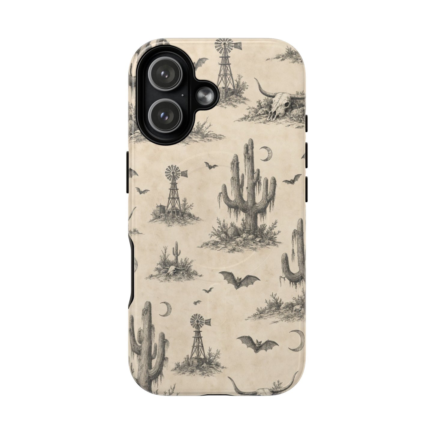 Spooky Desert Toile Magnetic Case