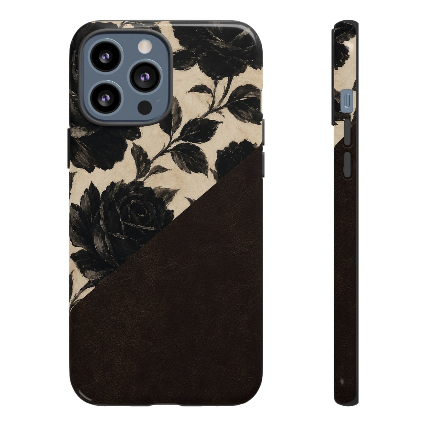 Rose Leather Tough Case