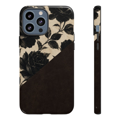 Rose Leather Tough Case