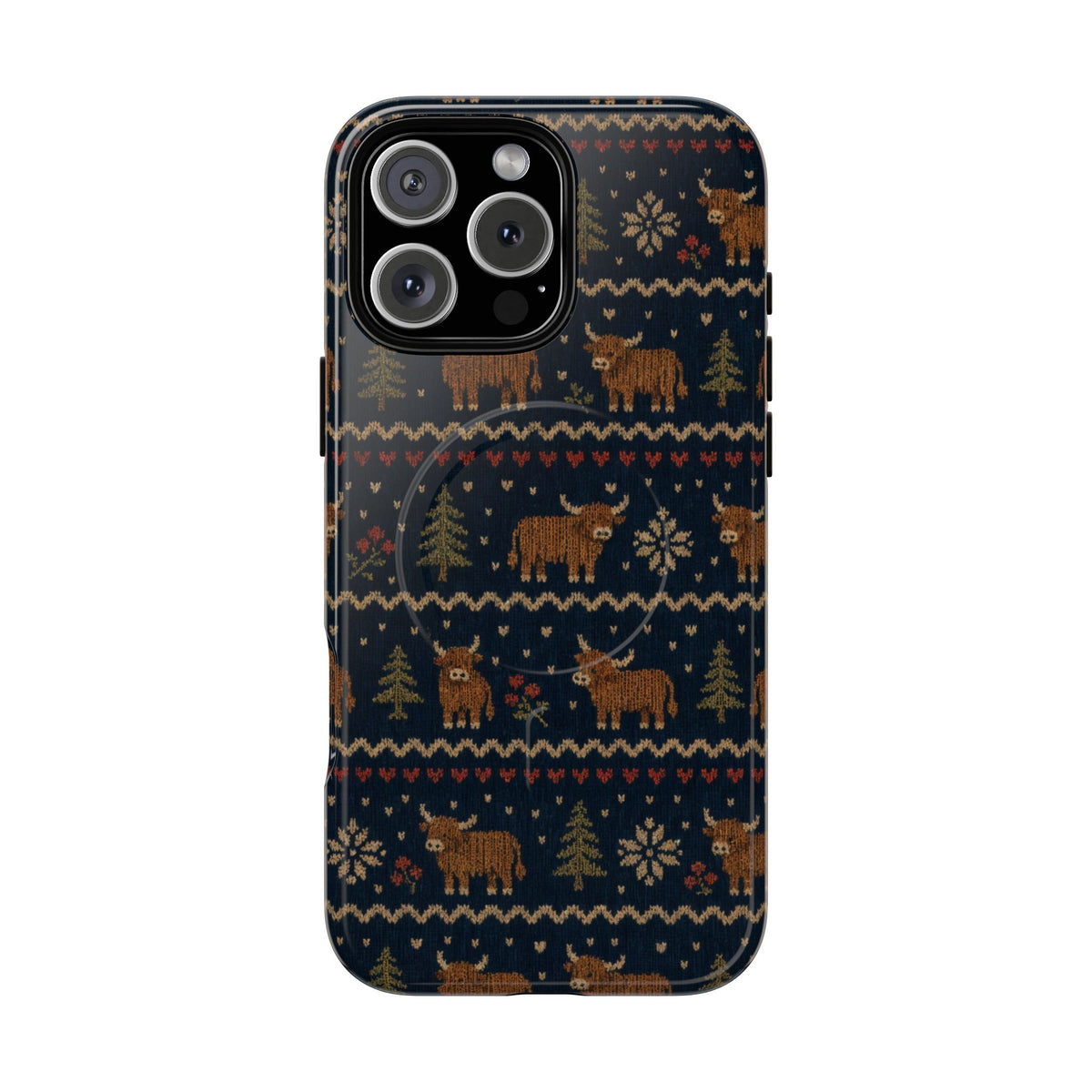 Highland Cow Sweater Magnetic Case