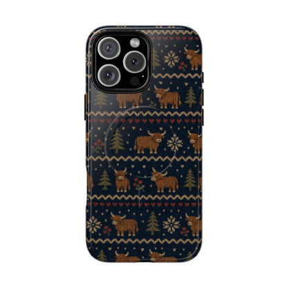 Highland Cow Sweater Magnetic Case