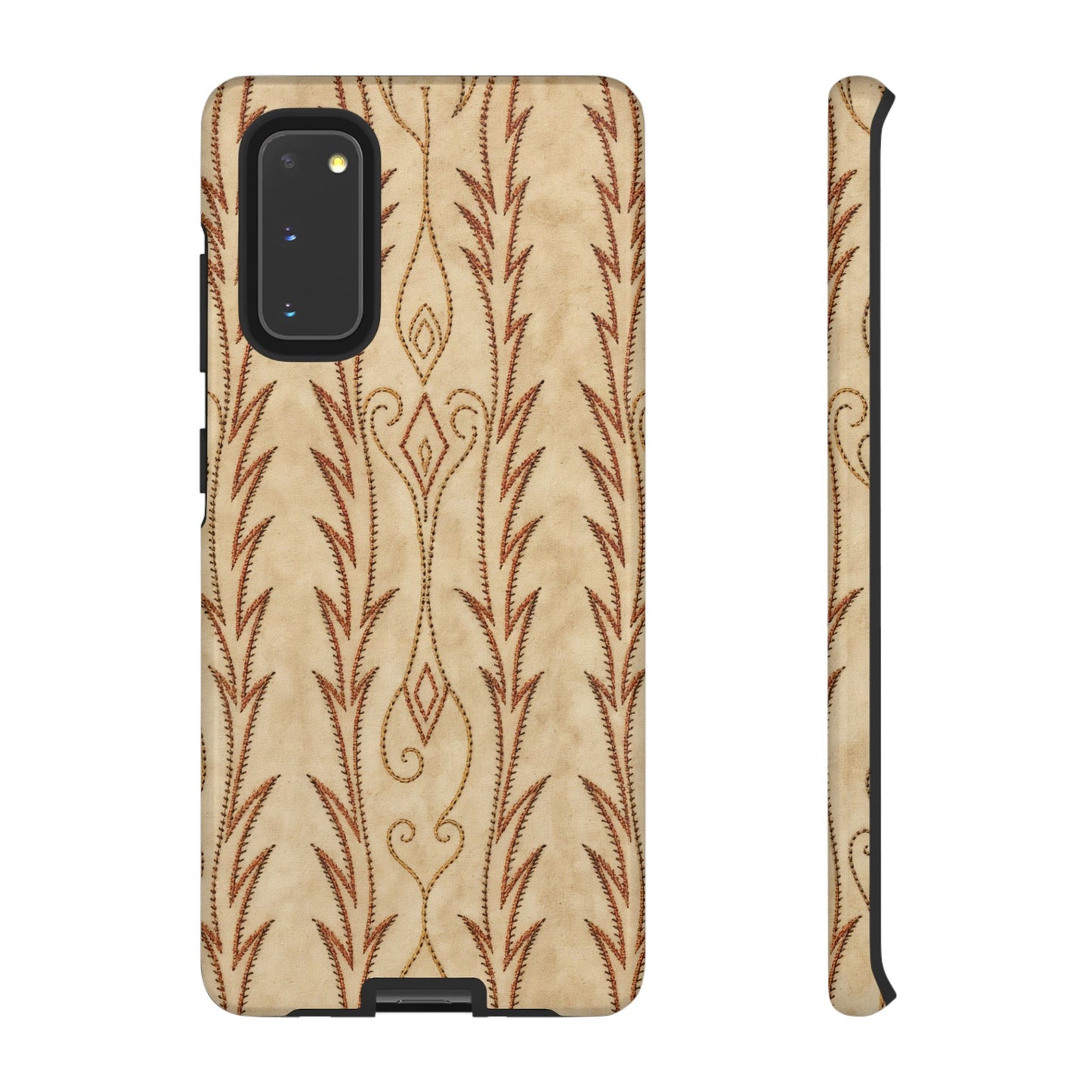 Boot Stitch Cream Tough Case