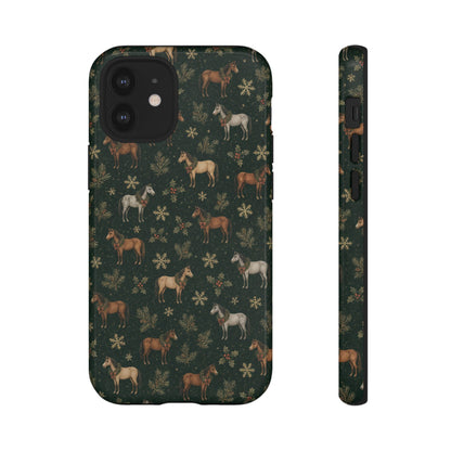 Evergreen Horses Tough Case