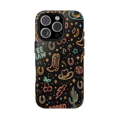 Retro Neon Rodeo Tough Case