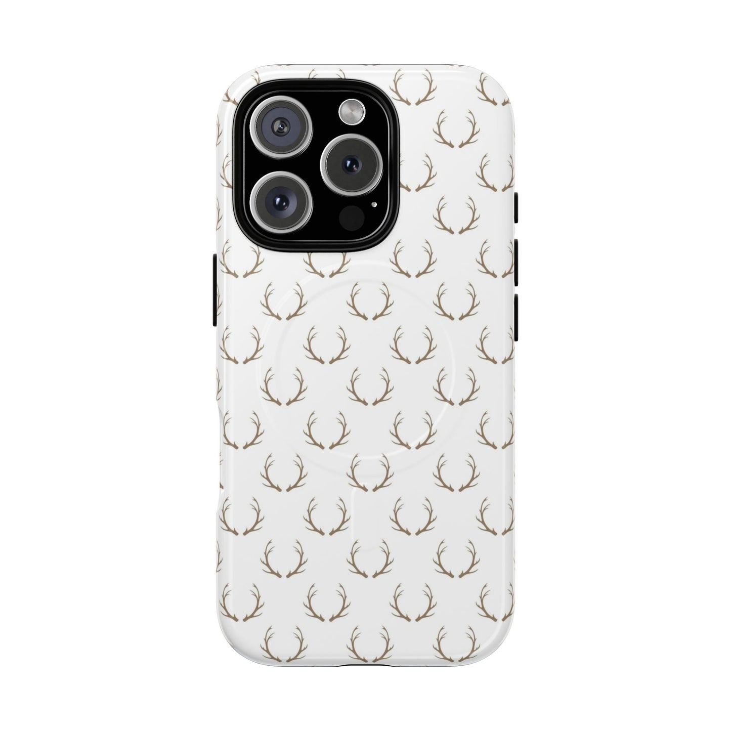 White Antlers Magnetic Case
