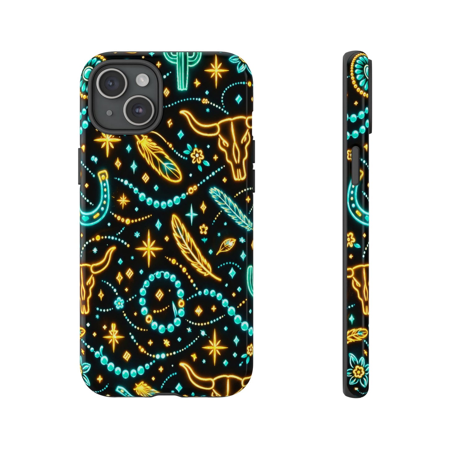 Neon Turquoise Tough Case