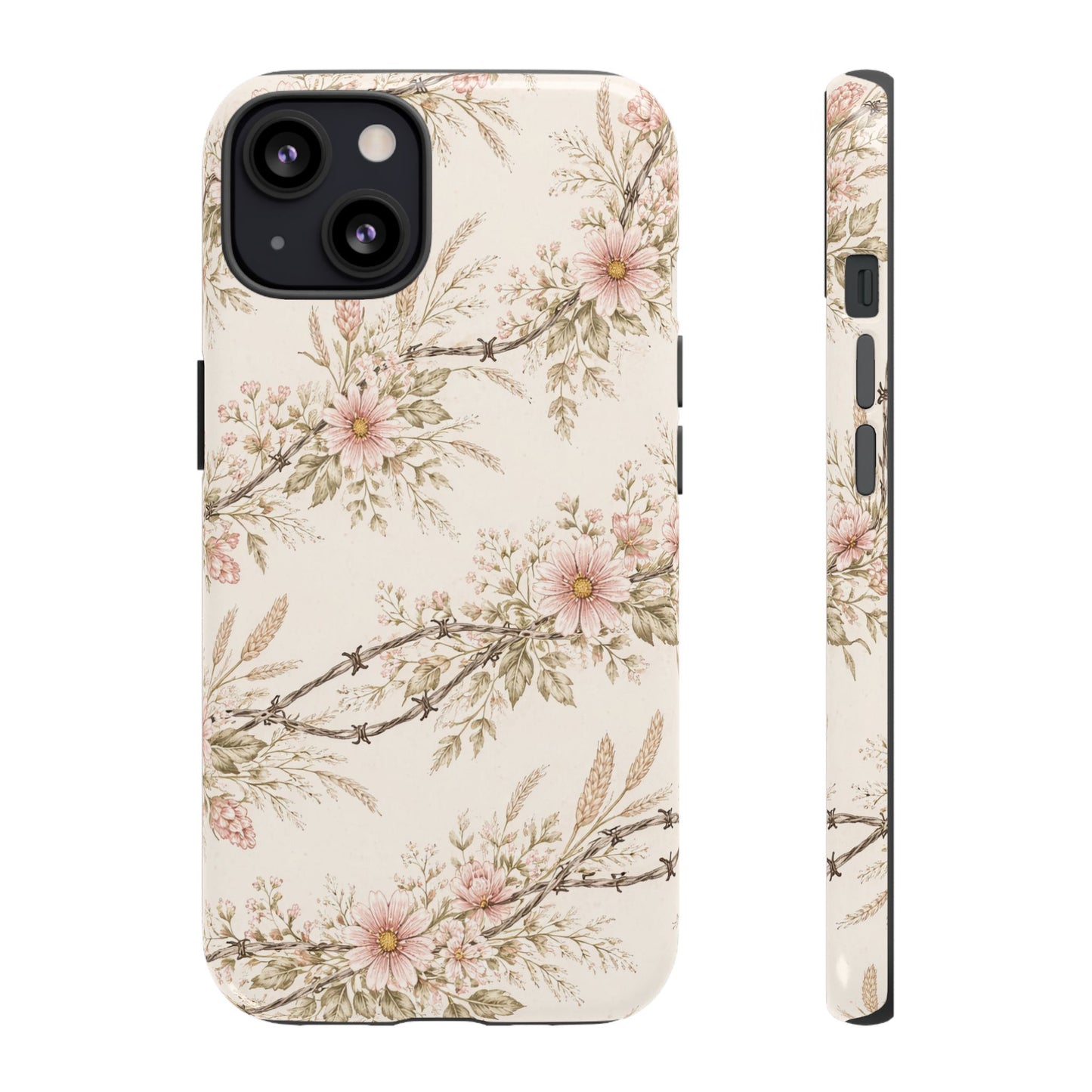 Floral Barbed Wire Tough Case