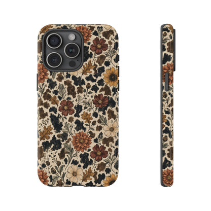 Autumn Cowhide Bloom Tough Case