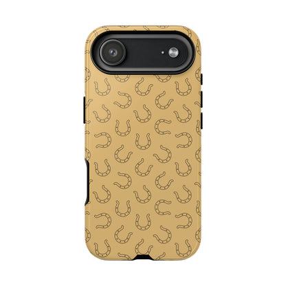 Mustard Horseshoes Tough Phone Case
