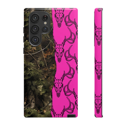 Camo Deer Skulls Pink Tough Case