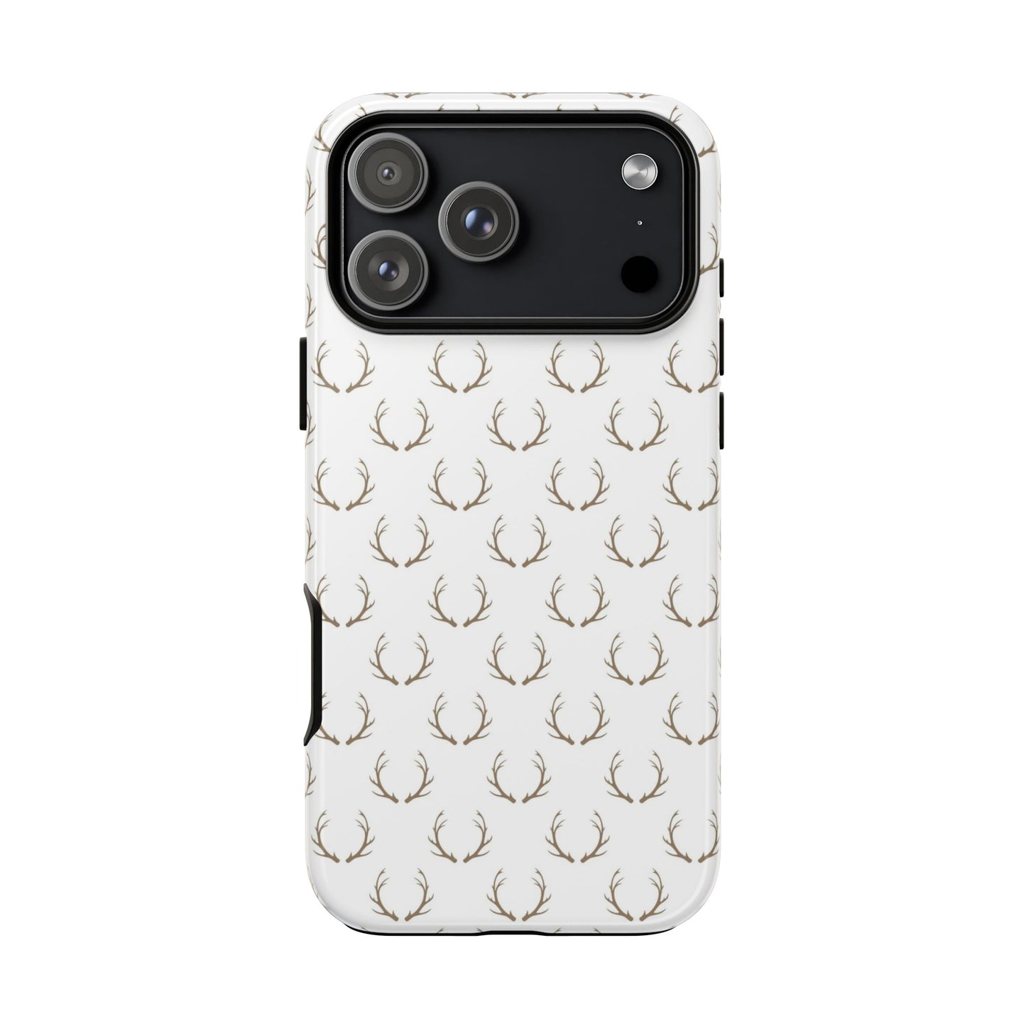 White Antlers Tough Phone Case