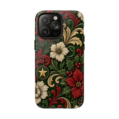 Tooled Christmas Stars Magnetic Case