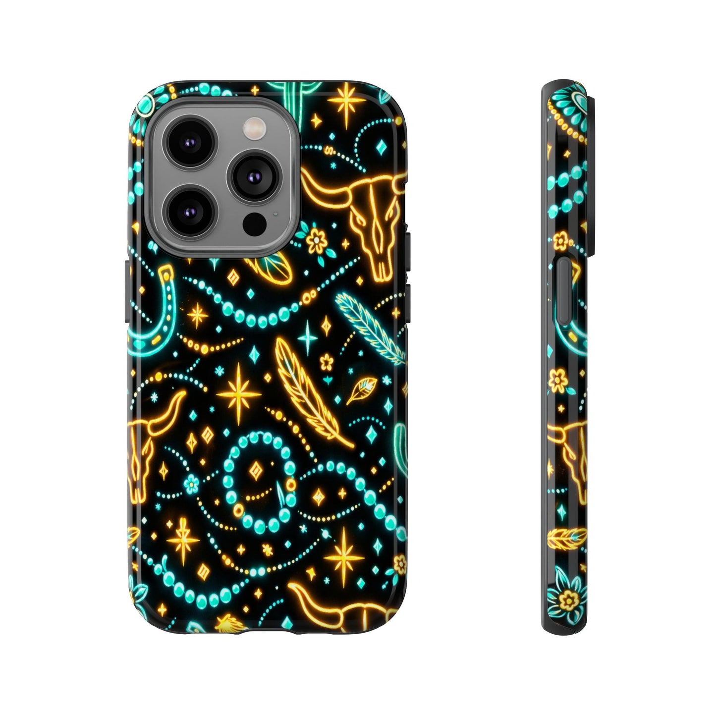 Neon Turquoise Tough Case