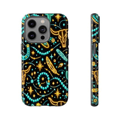 Neon Turquoise Tough Case