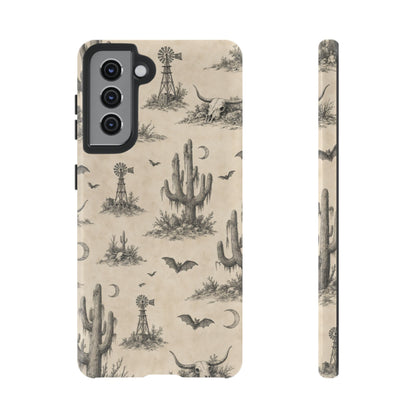 Spooky Desert Toile Tough Case