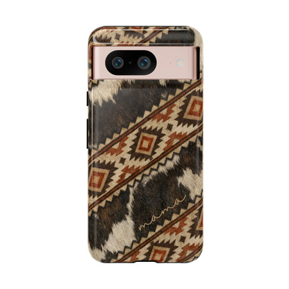 Cowhide Aztec Mama Tough Case
