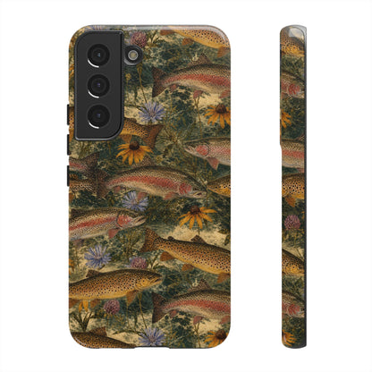 Floral Trout Tough Case