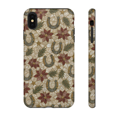 Pearl Horseshoe Poinsettia Tough Case