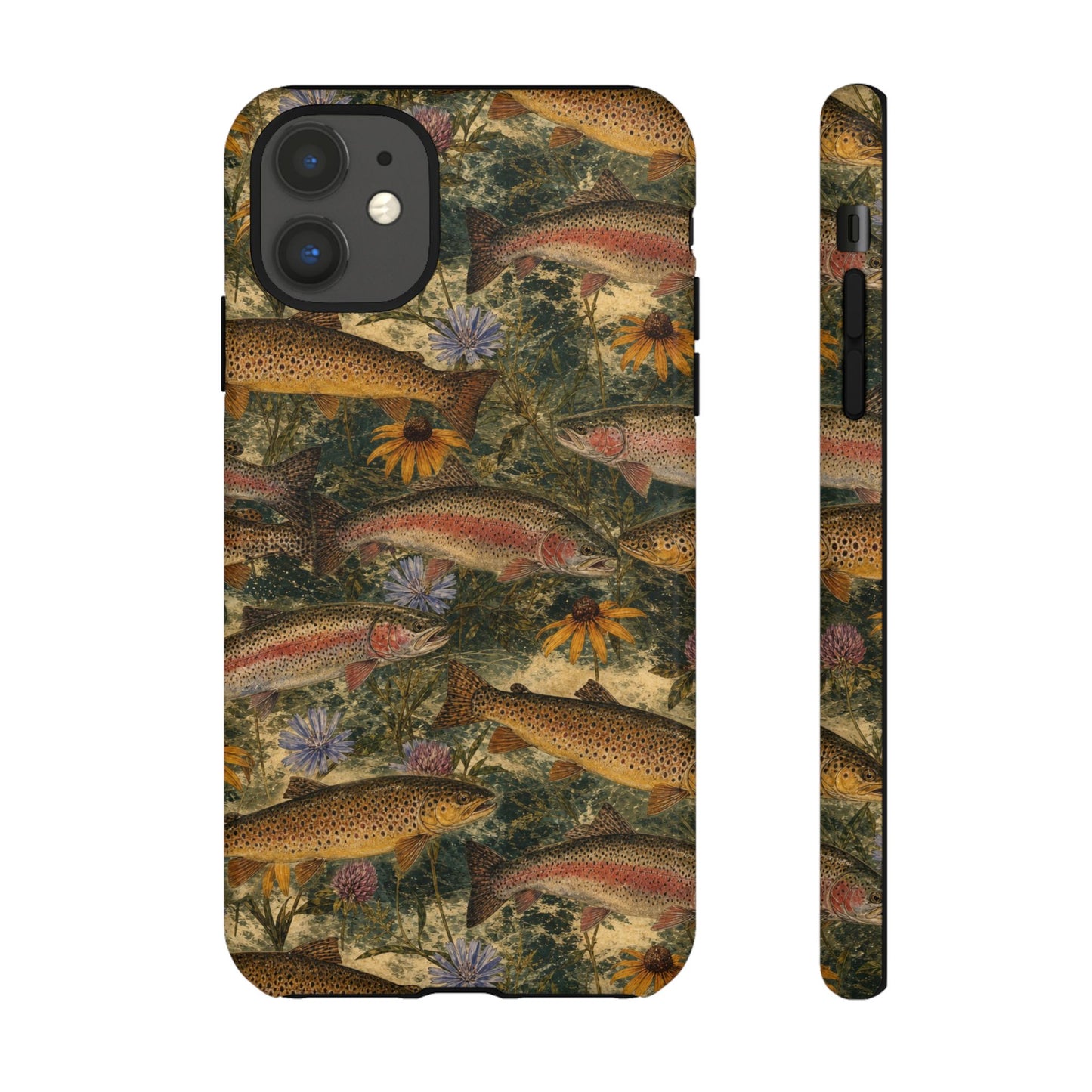 Floral Trout Tough Case