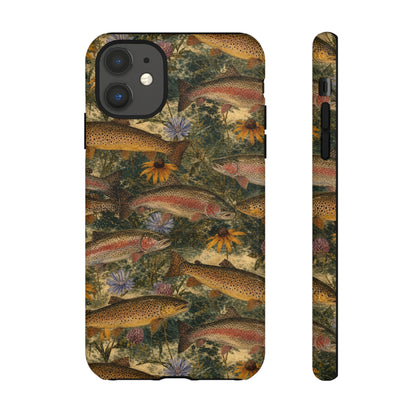 Floral Trout Tough Case