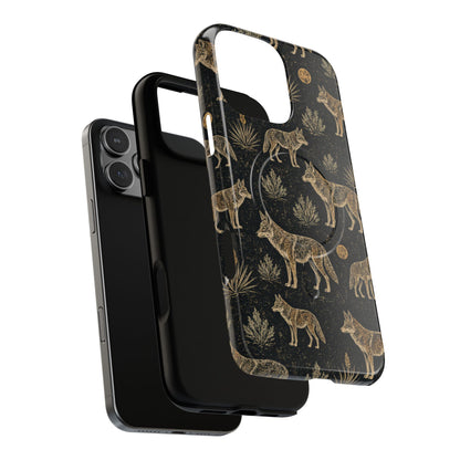 Moonlit Coyote Magnetic Case